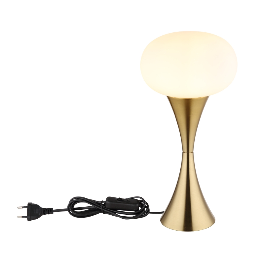 Globo - Eπιτραπέζιο φωτιστικό 1xE14/25W/230V ορείχαλκος
