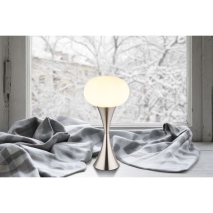 Globo - Eπιτραπέζιο φωτιστικό 1xE14/25W/230V ματ χρώμιο