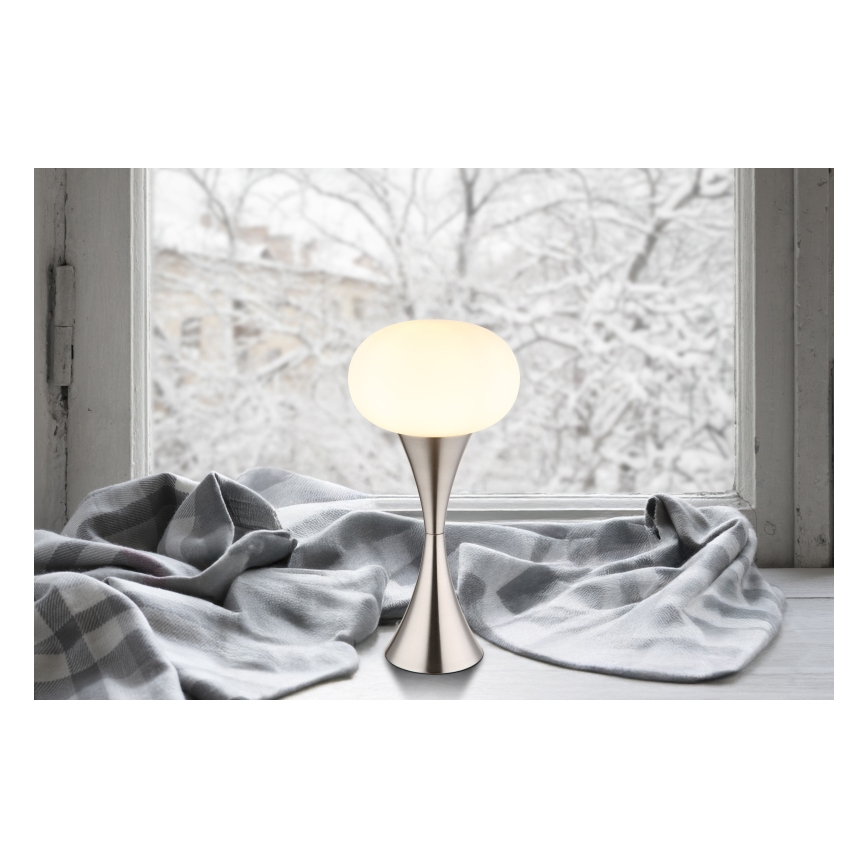 Globo - Eπιτραπέζιο φωτιστικό 1xE14/25W/230V ματ χρώμιο