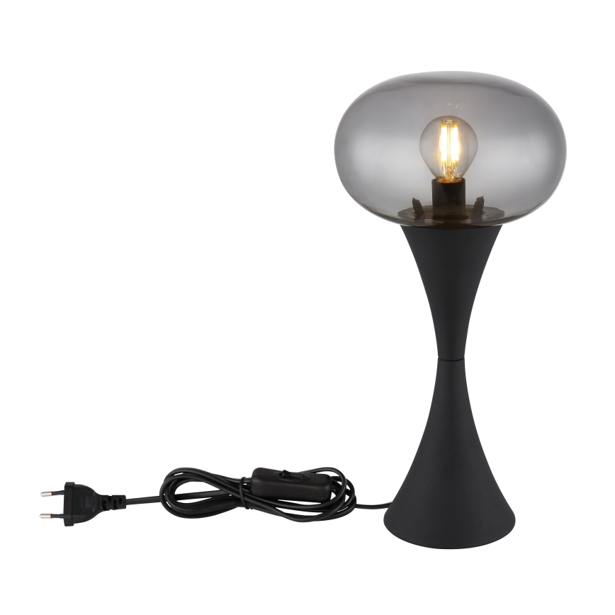 Globo - Eπιτραπέζιο φωτιστικό 1xE14/25W/230V μαύρο