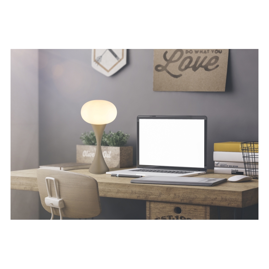 Globo - Eπιτραπέζιο φωτιστικό 1xE14/25W/230V μπεζ