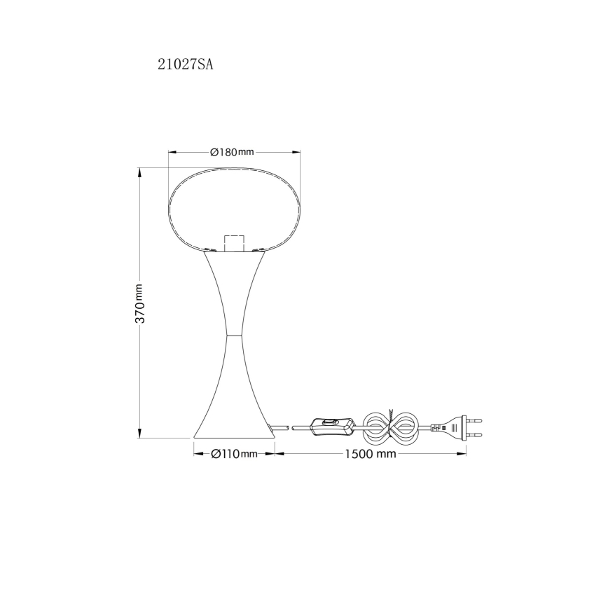 Globo - Eπιτραπέζιο φωτιστικό 1xE14/25W/230V μπεζ