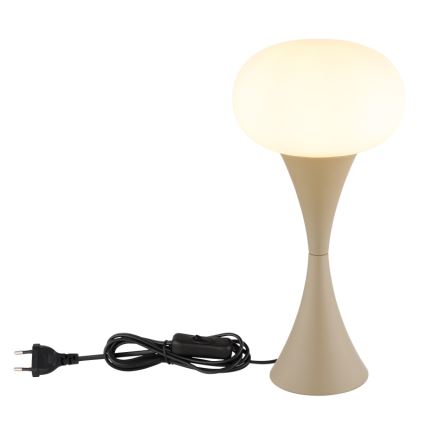 Globo - Eπιτραπέζιο φωτιστικό 1xE14/25W/230V μπεζ