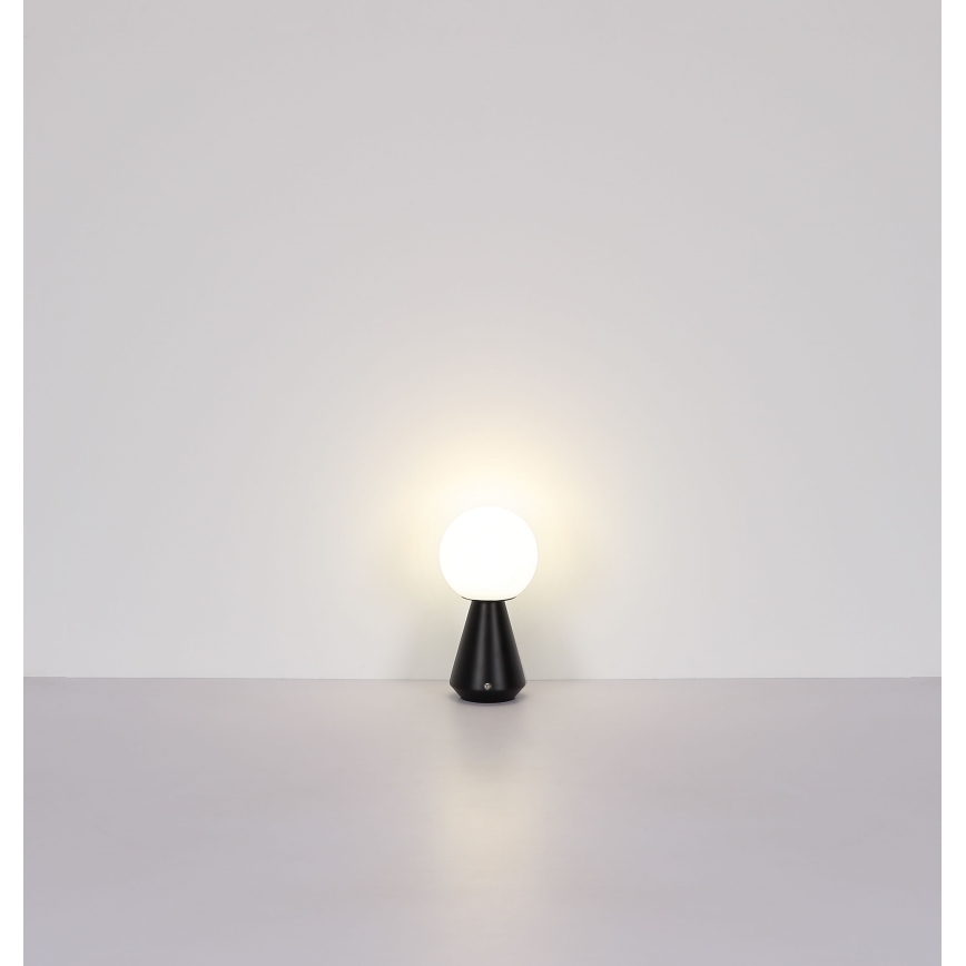 Globo - LED Dimming αφής Εξωτερικού χώρου επιτραπέζιο φωτιστικό LED/1,5W/5V 3000/4500/6500K 1800 mAh IP41 μαύρο
