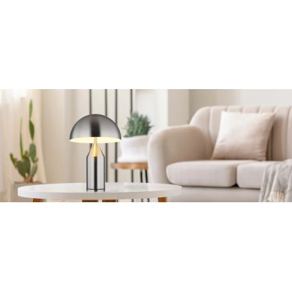 Globo - Επιτραπέζιο φωτιστικό 2xE27/40W/230V ματ χρώμιο