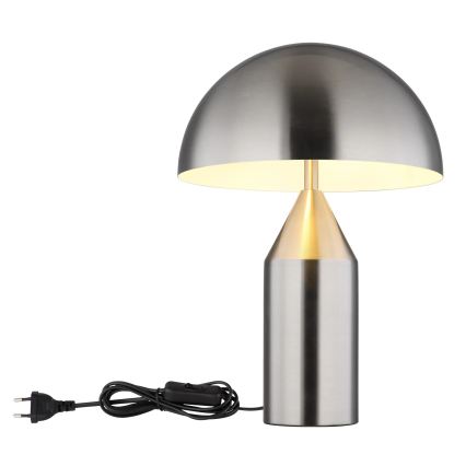 Globo - Επιτραπέζιο φωτιστικό 2xE27/40W/230V ματ χρώμιο