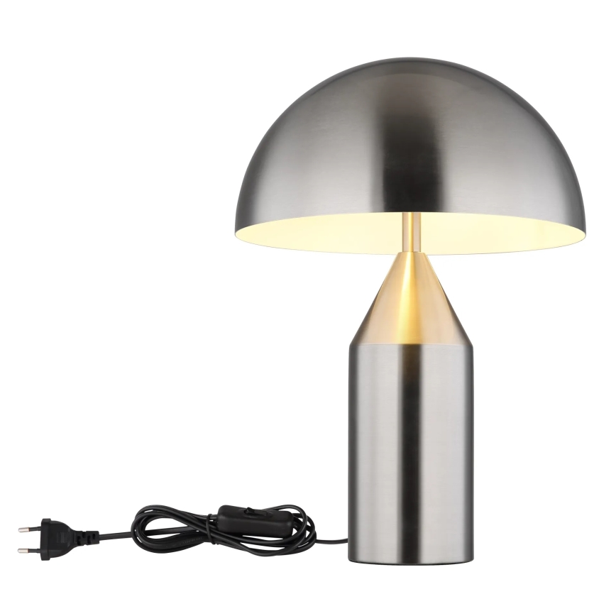 Globo - Επιτραπέζιο φωτιστικό 2xE27/40W/230V ματ χρώμιο