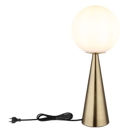 Globo - Eπιτραπέζιο φωτιστικό 1xE27/40W/230V ορείχαλκος
