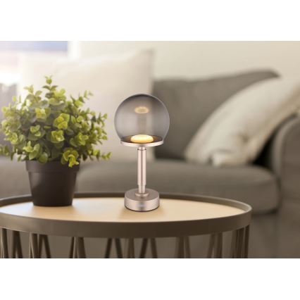 Globo - LED Dimmable επαναφορτιζόμενο επιτραπέζιο φωτιστικό αφής LED/2,5W/5V 1800mAh 2700/4000/6500K Ροζ χρυσό