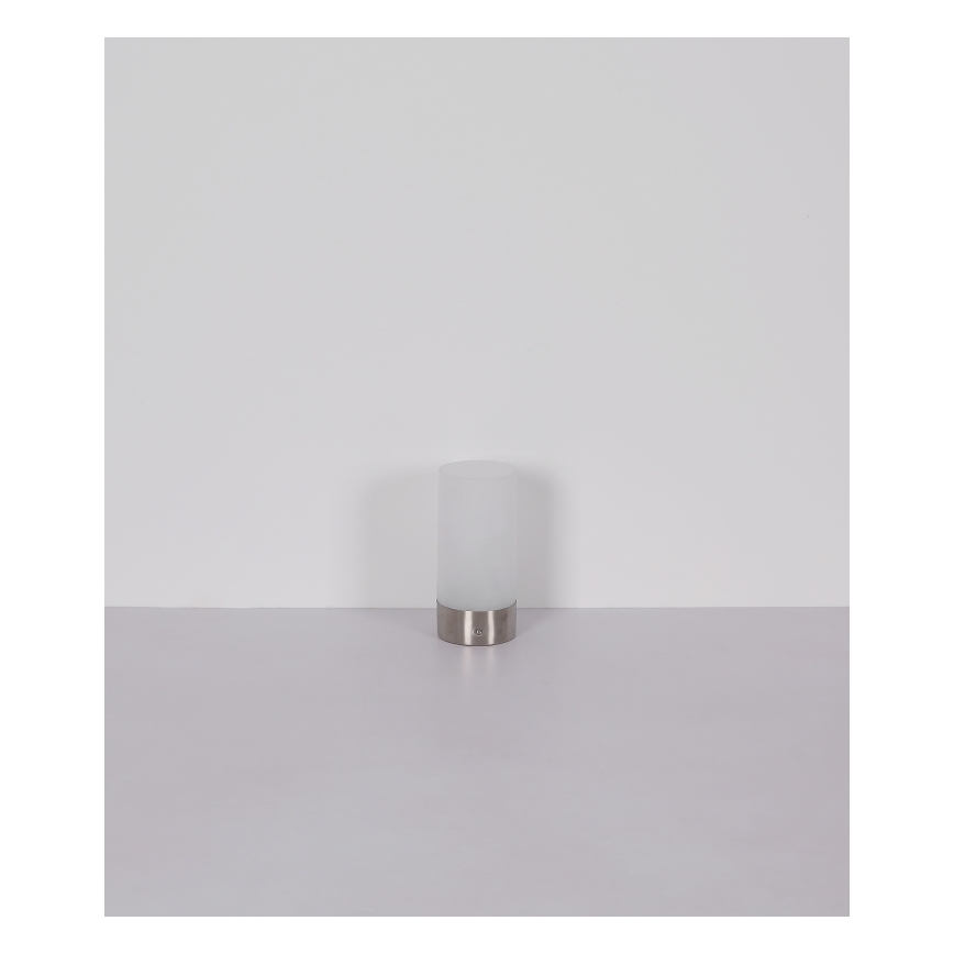 Globo - LED RGBW Dimming αφής Εξωτερικού χώρου επιτραπέζιο φωτιστικό LED/1,8W/5V 1500 mAh IP44 ματ χρώμιο