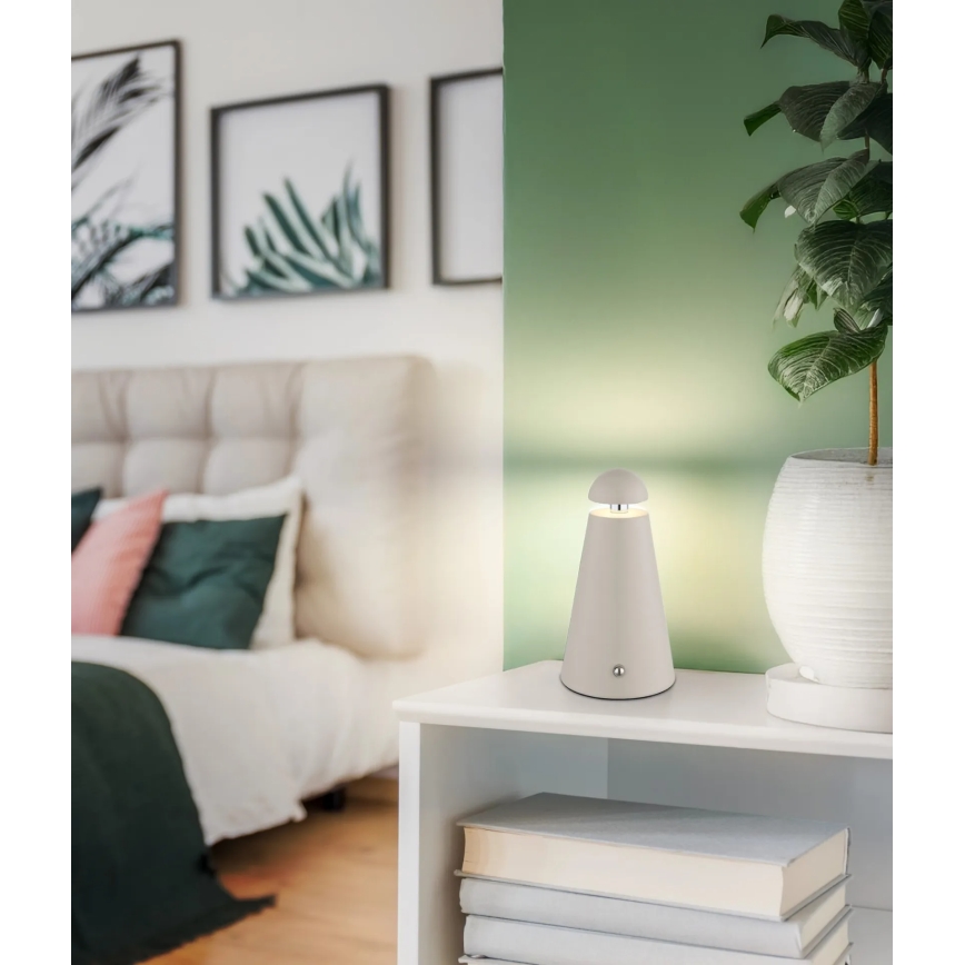 Globo - LED Ρυθμιζόμενη επιτραπέζια επαναφορτιζόμενη λάμπα αφής LED/1,2W/5V 1200 mAh