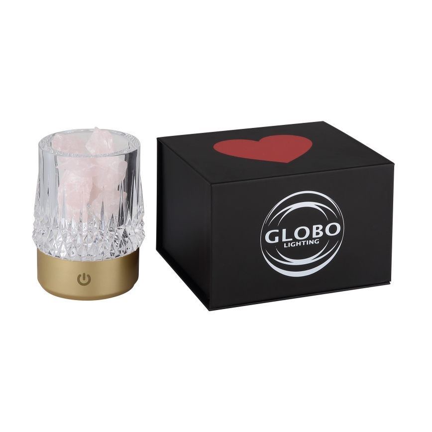 Globo - Επιτραπέζια λάμπα αφής dimming LED LED/1W/5V 3000K 1200 mAh χρυσό