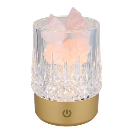 Globo - Επιτραπέζιο LED φωτιστικό αφής με ρύθμιση φωτεινότητας LED/1W/5V 3000K 1200 mAh χρυσό