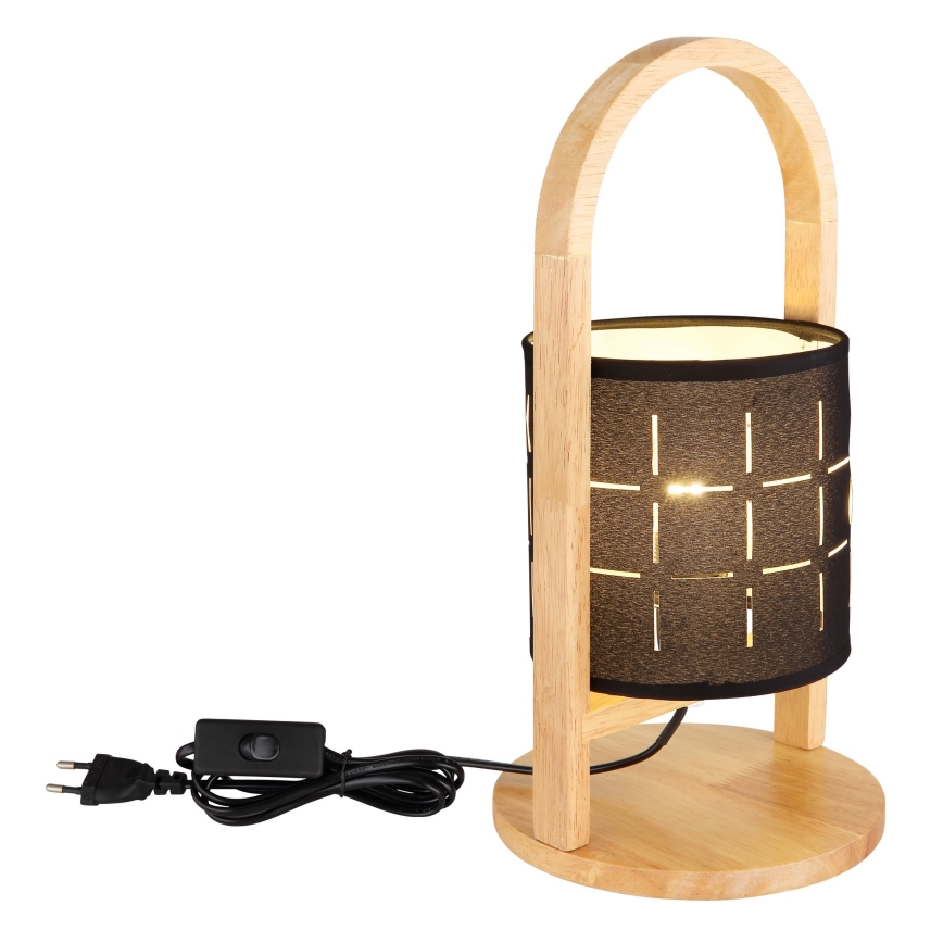 Globo - Eπιτραπέζια λάμπα 1xE14/40W/230V μαύρο