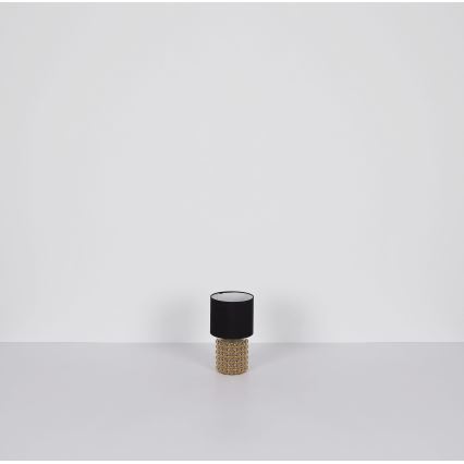 Globo - Eπιτραπέζια λάμπα 1xE14/40W/230V μαύρο/χρυσαφί