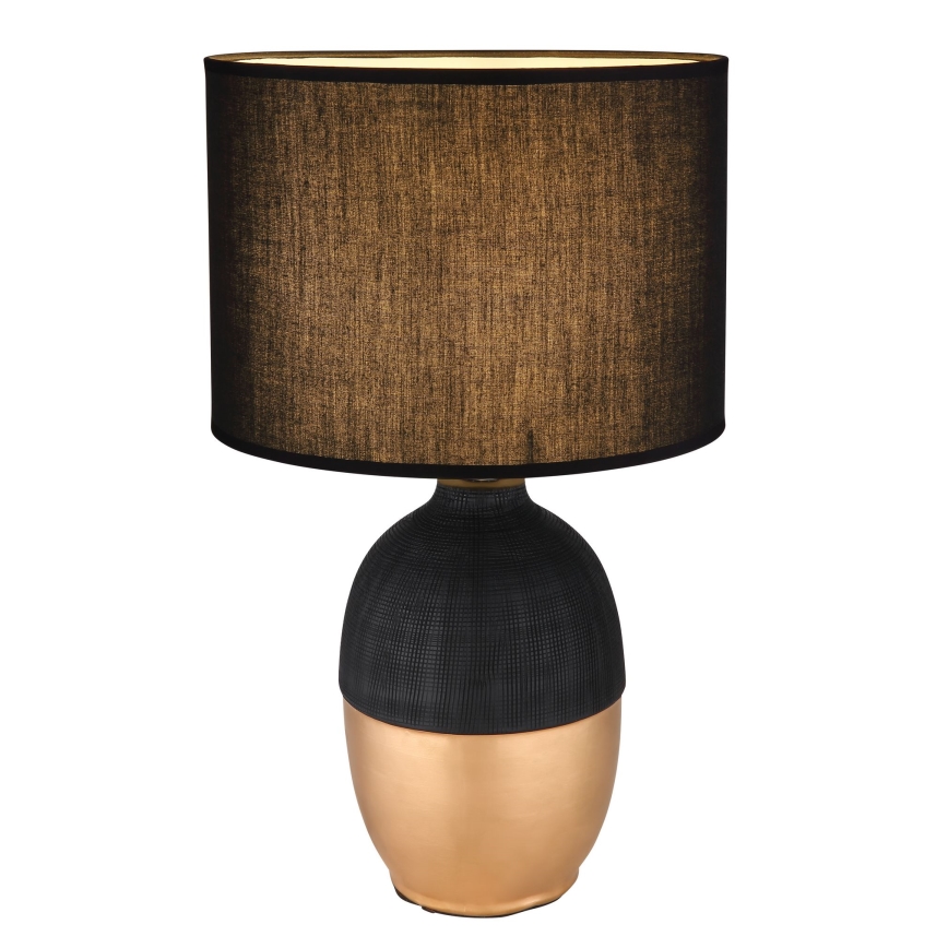 Globo - Eπιτραπέζια λάμπα 1xE14/40W/230V μαύρο