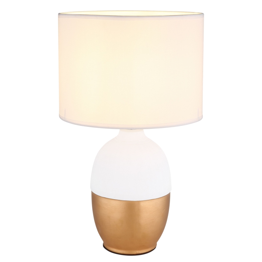 Globo - Eπιτραπέζια λάμπα 1xE14/40W/230V λευκό