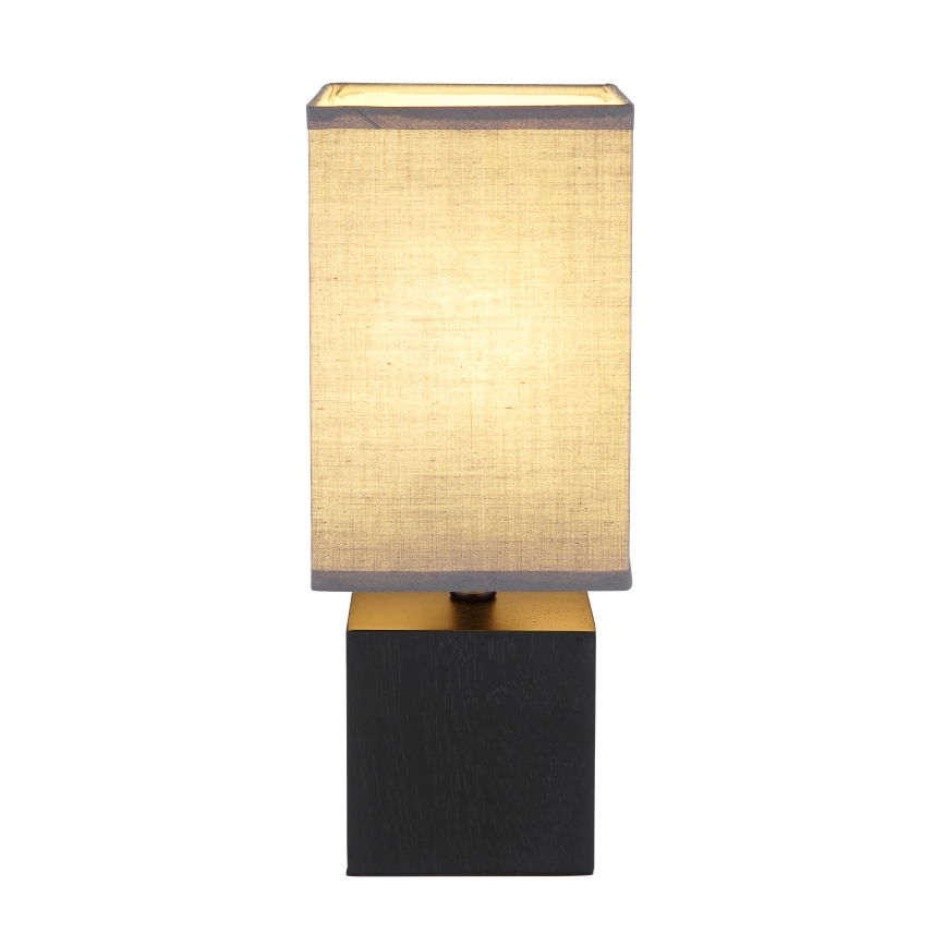Globo 21628ALU - Επιτραπέζιο φωτιστικό VALENTINO 1xE27/7W/230V μαύρο/ανθρακί