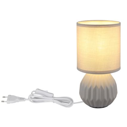 Globo - Eπιτραπέζιο φωτιστικό 1xE14/40W/230V γκρι