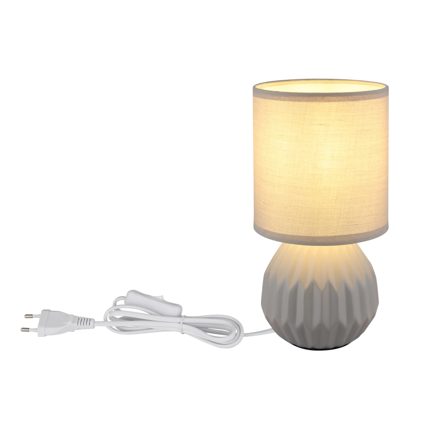 Globo - Eπιτραπέζιο φωτιστικό 1xE14/40W/230V γκρι