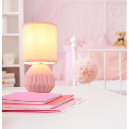 Globo - Επιτραπέζιο φωτιστικό 1xE14/40W/230V ροζ