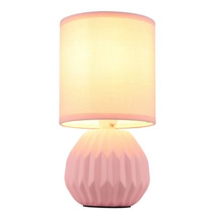 Globo - Επιτραπέζιο φωτιστικό 1xE14/40W/230V ροζ