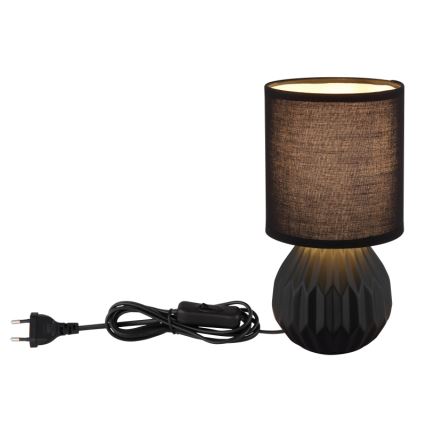 Globo - Eπιτραπέζιο φωτιστικό 1xE14/40W/230V μαύρο