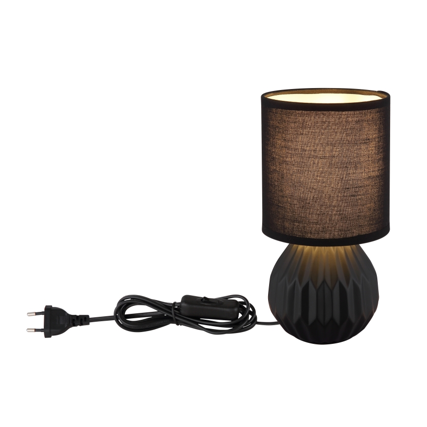 Globo - Eπιτραπέζιο φωτιστικό 1xE14/40W/230V μαύρο