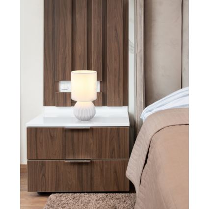 Globo - Eπιτραπέζιο φωτιστικό 1xE14/40W/230V λευκό
