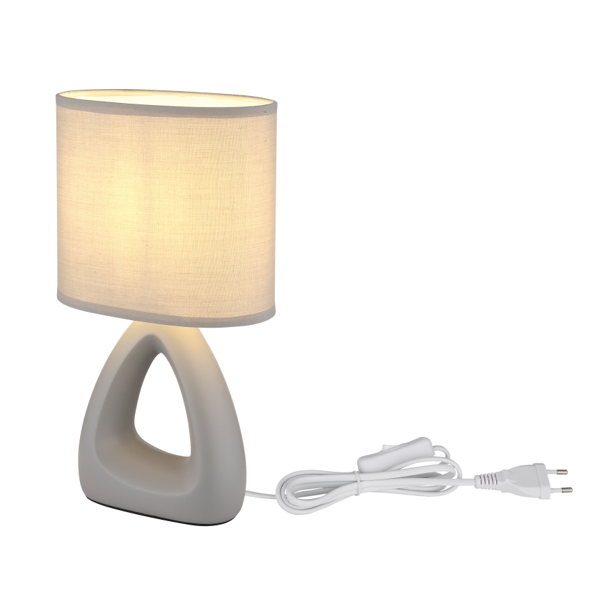 Globo - Eπιτραπέζιο φωτιστικό 1xE14/40W/230V γκρι