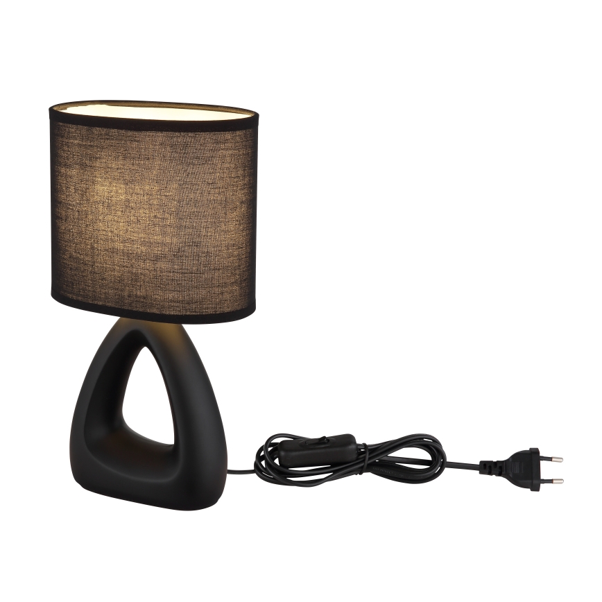 Globo - Eπιτραπέζιο φωτιστικό 1xE14/40W/230V μαύρο