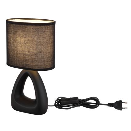 Globo - Eπιτραπέζιο φωτιστικό 1xE14/40W/230V μαύρο