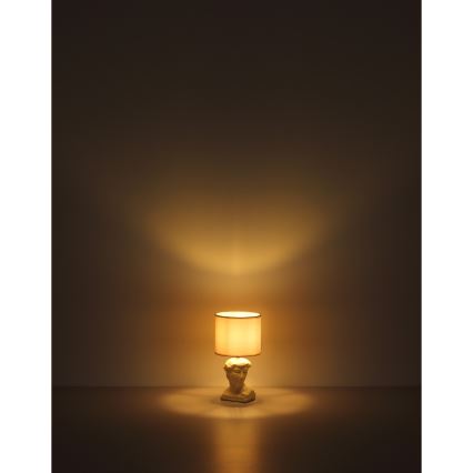 Globo - Eπιτραπέζιο φωτιστικό 1xE14/40W/230V κρεμ