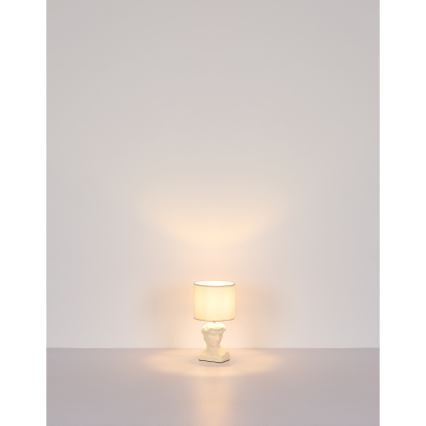 Globo - Eπιτραπέζιο φωτιστικό 1xE14/40W/230V κρεμ