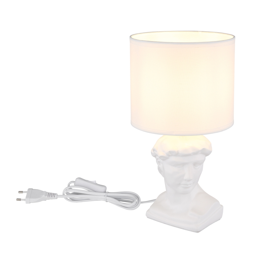 Globo - Eπιτραπέζιο φωτιστικό 1xE14/40W/230V λευκό