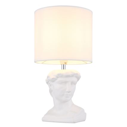 Globo - Eπιτραπέζιο φωτιστικό 1xE14/40W/230V λευκό