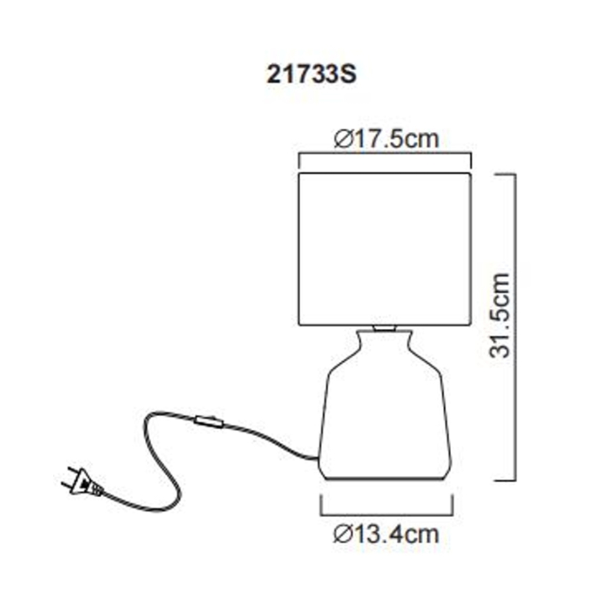Globo - Eπιτραπέζιο φωτιστικό 1xE14/40W/230V