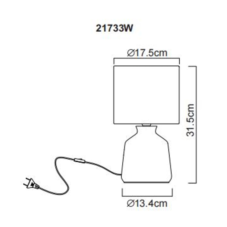 Globo - Eπιτραπέζιο φωτιστικό 1xE14/40W/230V