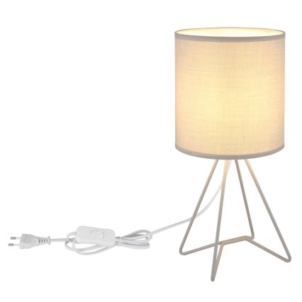 Globo - Επιτραπέζιο φωτιστικό 1xE14/40W/230V γκρι