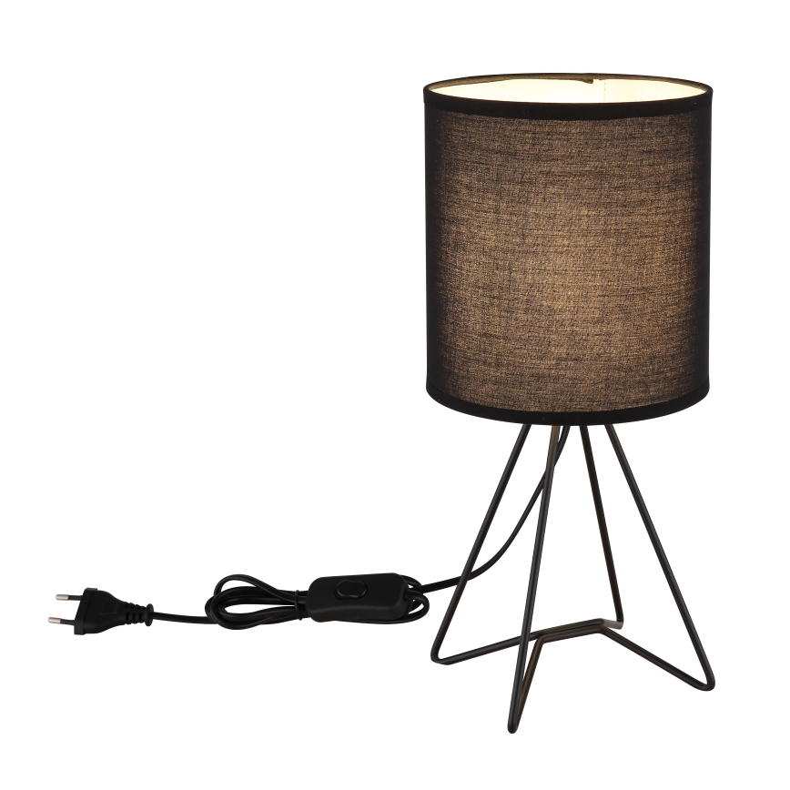 Globo - Επιτραπέζιο φωτιστικό 1xE14/40W/230V μαύρο