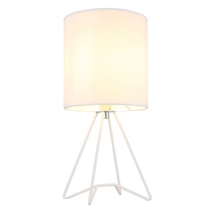Globo - Επιτραπέζιο φωτιστικό 1xE14/40W/230V λευκό