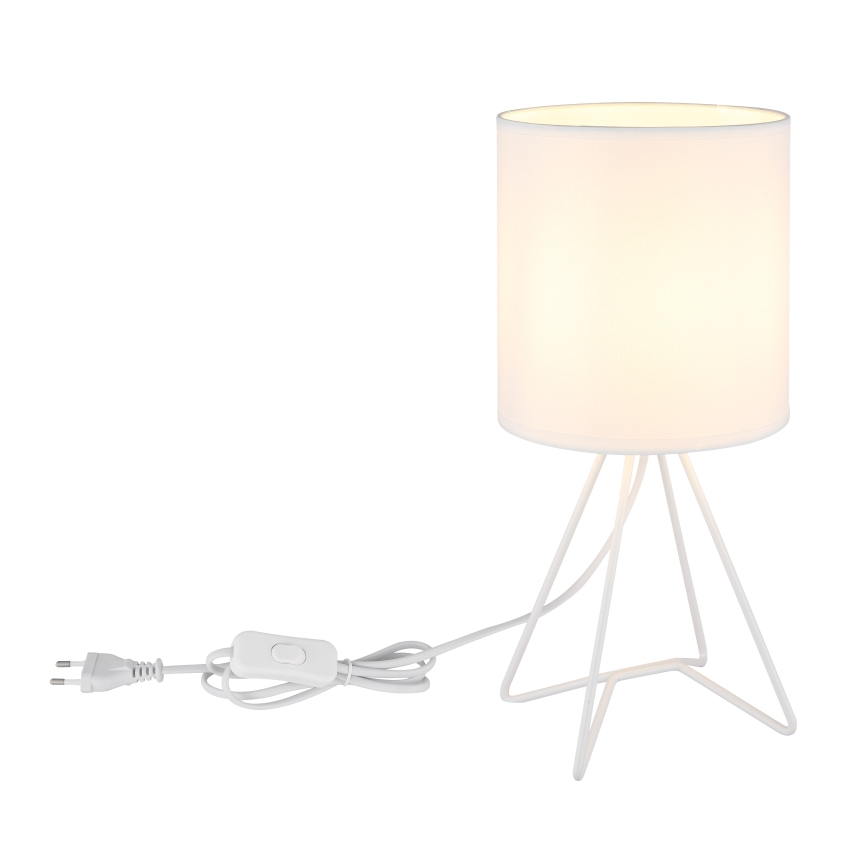 Globo - Επιτραπέζιο φωτιστικό 1xE14/40W/230V λευκό