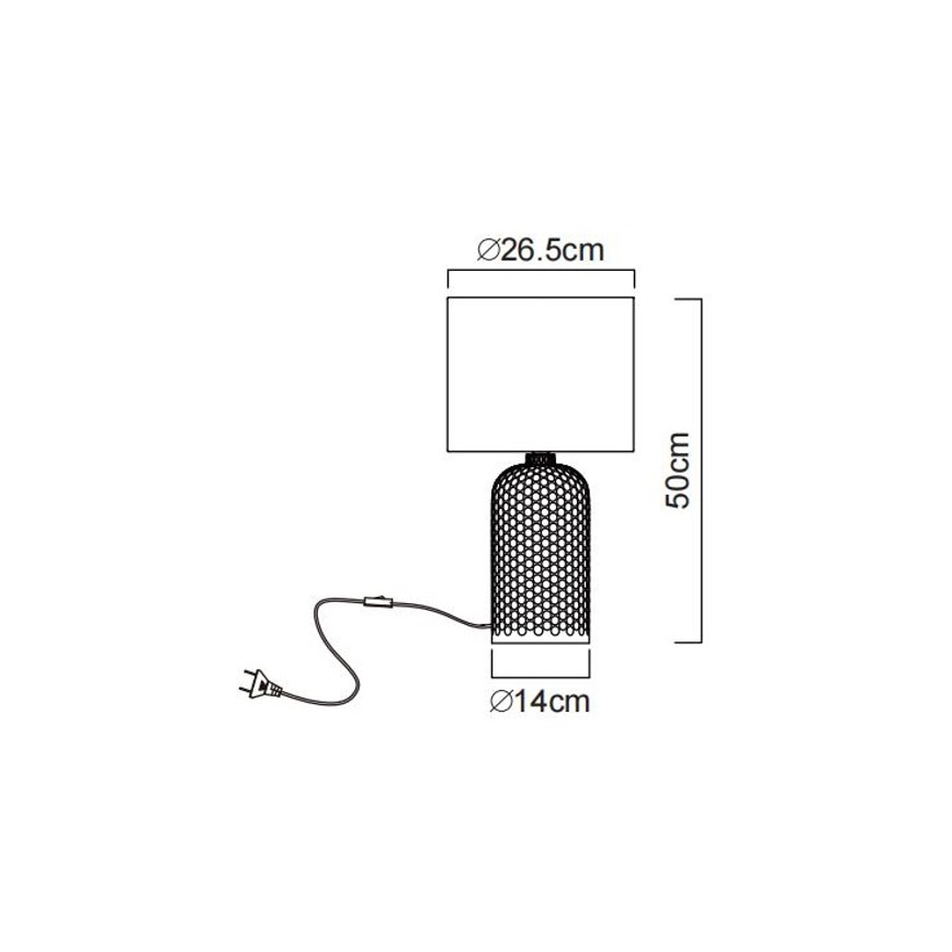 Globo - Επιτραπέζιο φωτιστικό 1xE27/60W/230V πράσινο