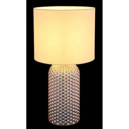 Globo - Eπιτραπέζιο φωτιστικό 1xE27/60W/230V μπεζ