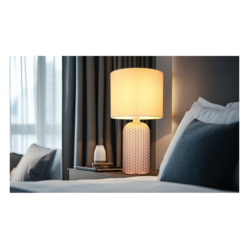 Globo - Eπιτραπέζιο φωτιστικό 1xE27/60W/230V μπεζ