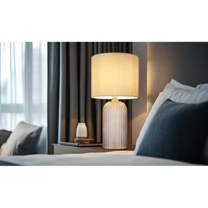 Globo - Eπιτραπέζιο φωτιστικό 1xE27/60W/230V γκρι