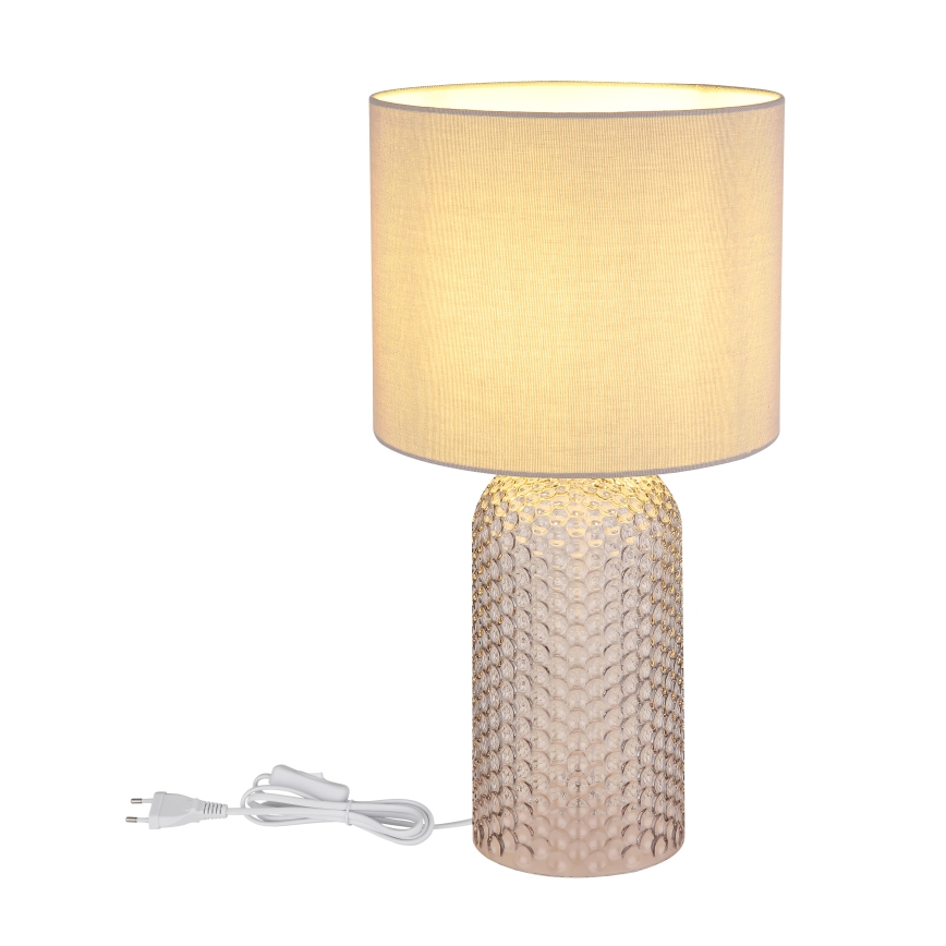 Globo - Eπιτραπέζιο φωτιστικό 1xE27/60W/230V γκρι