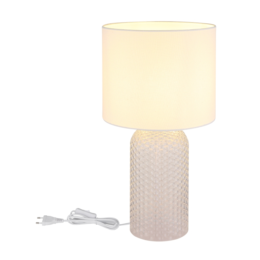 Globo - Eπιτραπέζιο φωτιστικό 1xE27/60W/230V λευκό