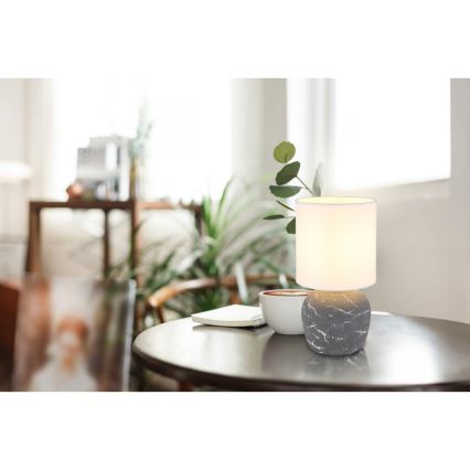 Globo - Eπιτραπέζιο φωτιστικό 1xE14/40W/230V γκρι