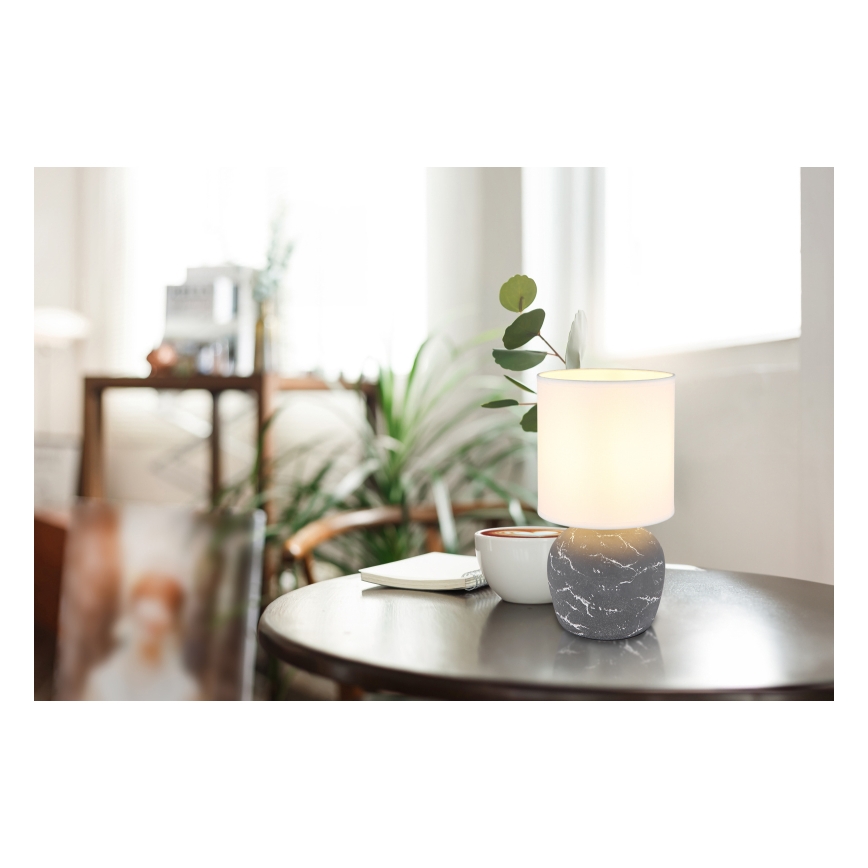 Globo - Eπιτραπέζιο φωτιστικό 1xE14/40W/230V γκρι
